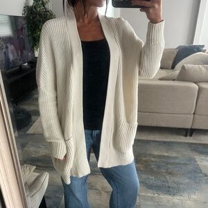 Urban Outfitters BDG Open Knit Cream Cardigan